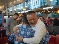 Penerbangan Langsung Perdana Air Macau Rute Makau-Jakarta Disambut Antusias