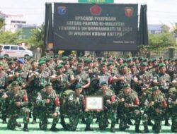 Pangdam XII/Tpr Lepas Resmi Satgas Yonarmed 10/Bradjamusti Usai Tugas Pengamanan Perbatasan RI-MLY