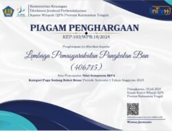 Keren ! Lapas Pangkalan Bun Kembali  Raih Prestasi IKPA Sempurna dari Kementerian Keuangan
