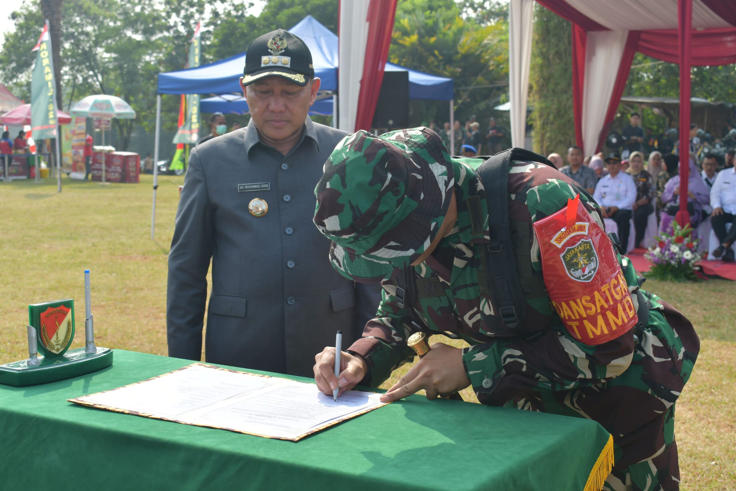 Kodim 0508/Depok Gelar Upacara Pembukaan TMMD Ke 121 TA 2024