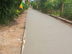 TMMD di Kota Depok Pengerjaan Pengecoran Jalan Capai 290 Meter