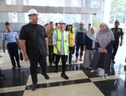 Wapres Gibran Didampingi Menpora Dito Ariotedjo dan Wamenpora Taufik Hidayat Tinjau Fasilitas Pendukung Olahraga CYSC