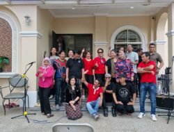 Topomore Band, Topodade, dan Palu Community Silaturahmi di Rumah Advokat Senior Duin Palungkun SH