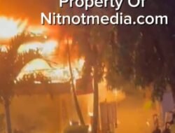 Pasar Taman Puring Kebakaran Ada Sekitar 500 kios Terbakar