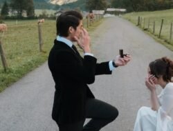 Momen Bahagia EL Rumi Lamar Syifa Hadju di Swiss