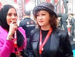 Semarak Ultah ke-80 Brimob,Tengku Carren & Vonny Sheila Ungkap Kebanggaan di Panggung Nasional Pertandingan IBCA MMA