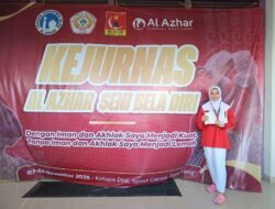 Keren, Keysha Adlina Az-Zalfa Putri DJ Raih Medali Emas di Kejurnas Pencak Silat Al Azhar 2025