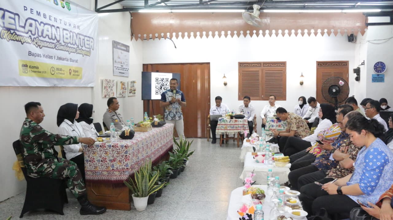 Bapas Jakbar Bentuk Kelayan Binter untuk Perkuat Reintegrasi Sosial