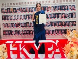 Rhania Aurelie Ade Putri W Raih Second Place Vocal Folk Song and Music Theater Class di HKYPA Hong Kong International Youth Performance Art Festival and Music Competition