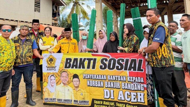 Cania Sunny Manurung Bersama Safari Ramadan PP AMPG di Aceh Tamiang Adakan Aksi Nyata Kemanusiaan Menjelang Ramadan 1447 H