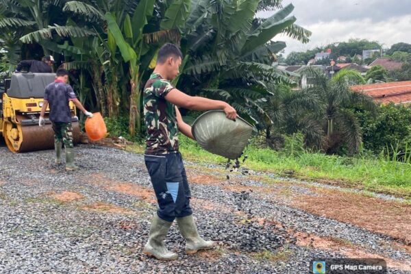 Akses Warga Kian Membaik, Jalan Gardenia Dikebut Satgas TMMD Kodim Depok