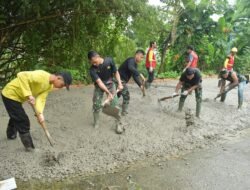 Optimistis Tepat Waktu, Satgas TMMD Depok Tuntaskan 57 Persen Pengerasan Jalan