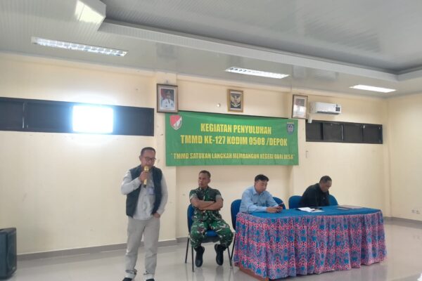 TMMD Satukan Langkah di Kalimulya, TNI dan Kelurahan Dorong Pemberdayaan Warga