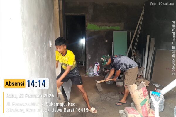 Program RTLH TMMD Kodim Depok Tingkatkan Kualitas Hidup Warga