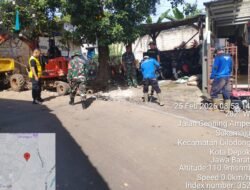 Cegah Genangan Air, Satgas TMMD Percepat Pembangunan Drainase di H+15