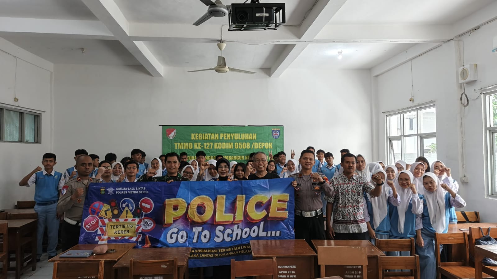 50 Pelajar SMAN 8 Depok Jadi Peserta Edukasi Keselamatan Jalan
