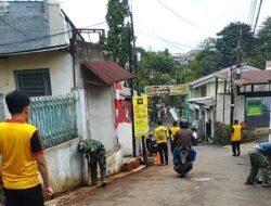 Satgas TMMD Kodim 0508/Depok Percepat Pembuatan Drainase di Cilodong