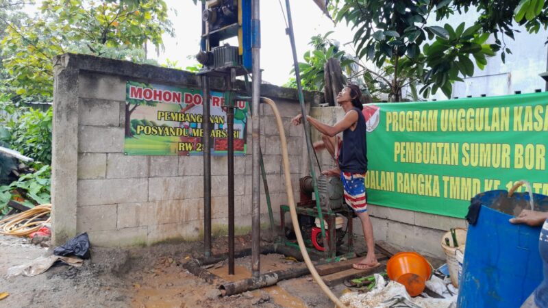 Akses Air Bersih Warga Depok Diperkuat Lewat Program TMMD
