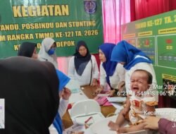 Program Kesehatan TMMD Depok di Abadi Jaya Tuntas 100 Persen