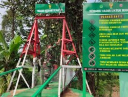 Launching Jembatan Gantung Manggala “Garuda”, Bukti Nyata Kemanunggalan TNI dan Rakyat