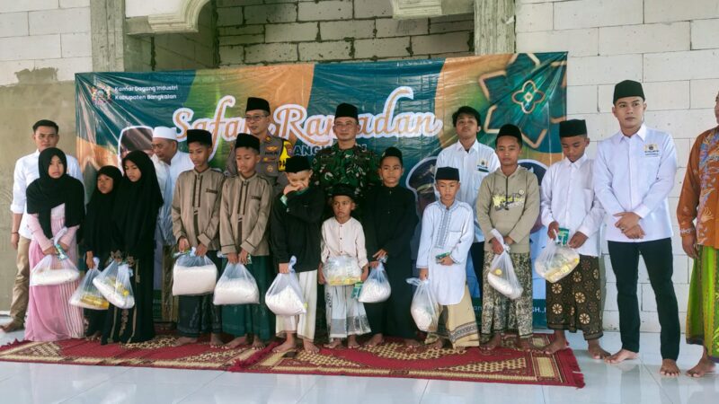 Kadin Bangkalan Tebar Kepedulian di Ramadan, Ratusan Yatim dan Duafa Terima Santunan