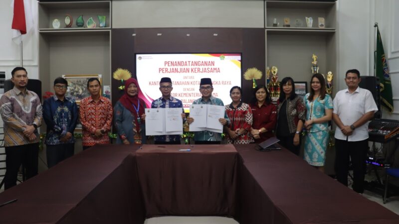 Percepat Legalitas Tanah Wakaf, Kantor Pertanahan dan Kemenag Palangka Raya Bersinergi