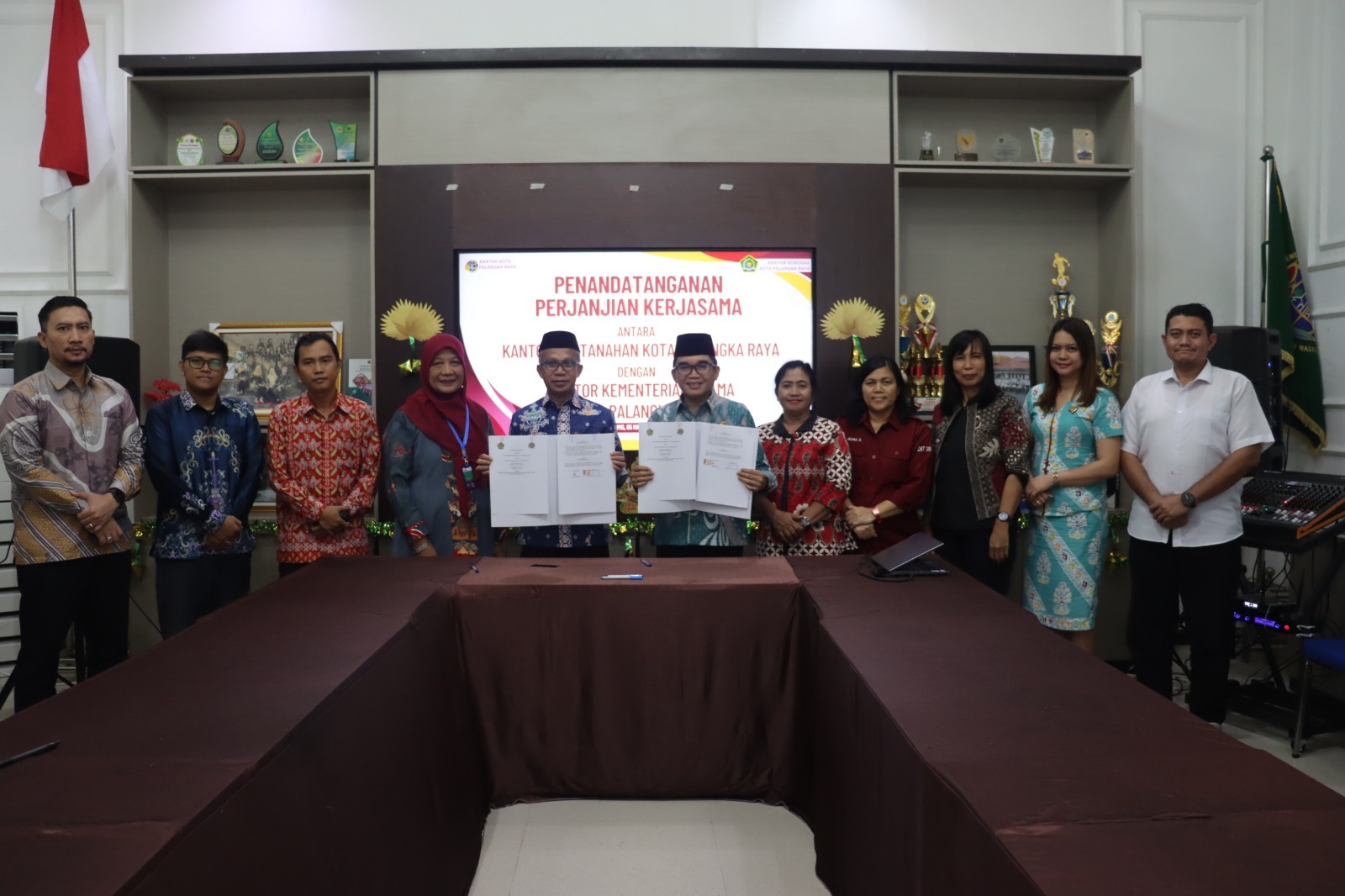 Percepat Legalitas Tanah Wakaf, Kantor Pertanahan dan Kemenag Palangka Raya Bersinergi