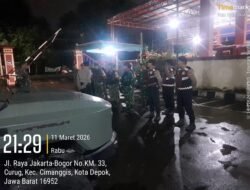 Koramil 06/Cimanggis Bersama Polsek Sisir Titik Rawan Lewat Patroli Gabungan