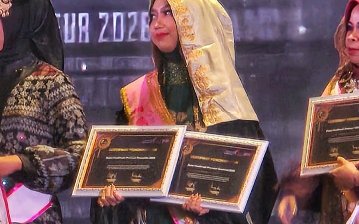 Edgina Jade Sutarjantono Raih Top 10 Nasional, Juara Favorit dan Duta Sosial Media di Ajang Duta Muslimah Preneur Nasional 2026